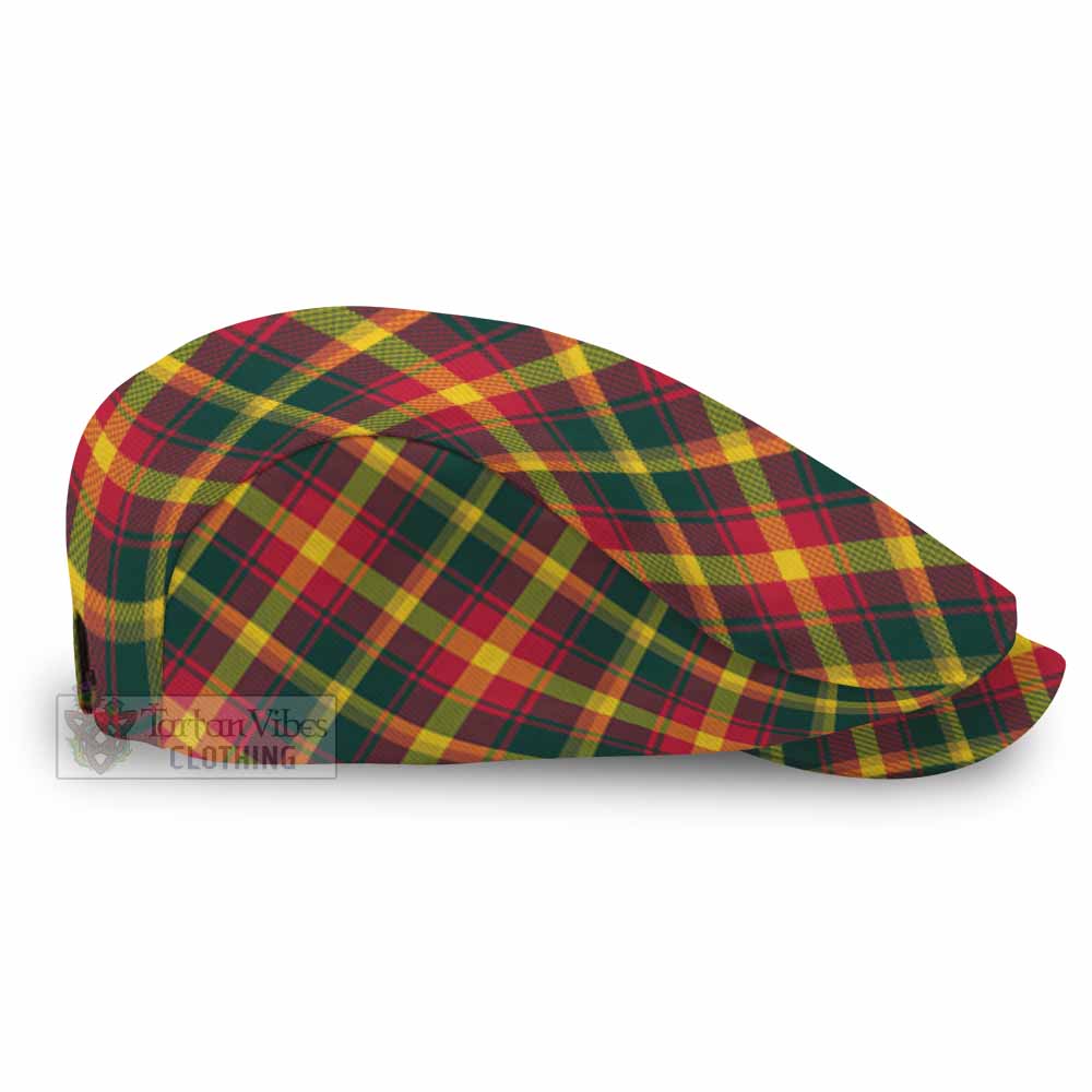 Maple Leaf Canada Tartan  Jeff Hat Cross Style - Tartan Vibes Clothing