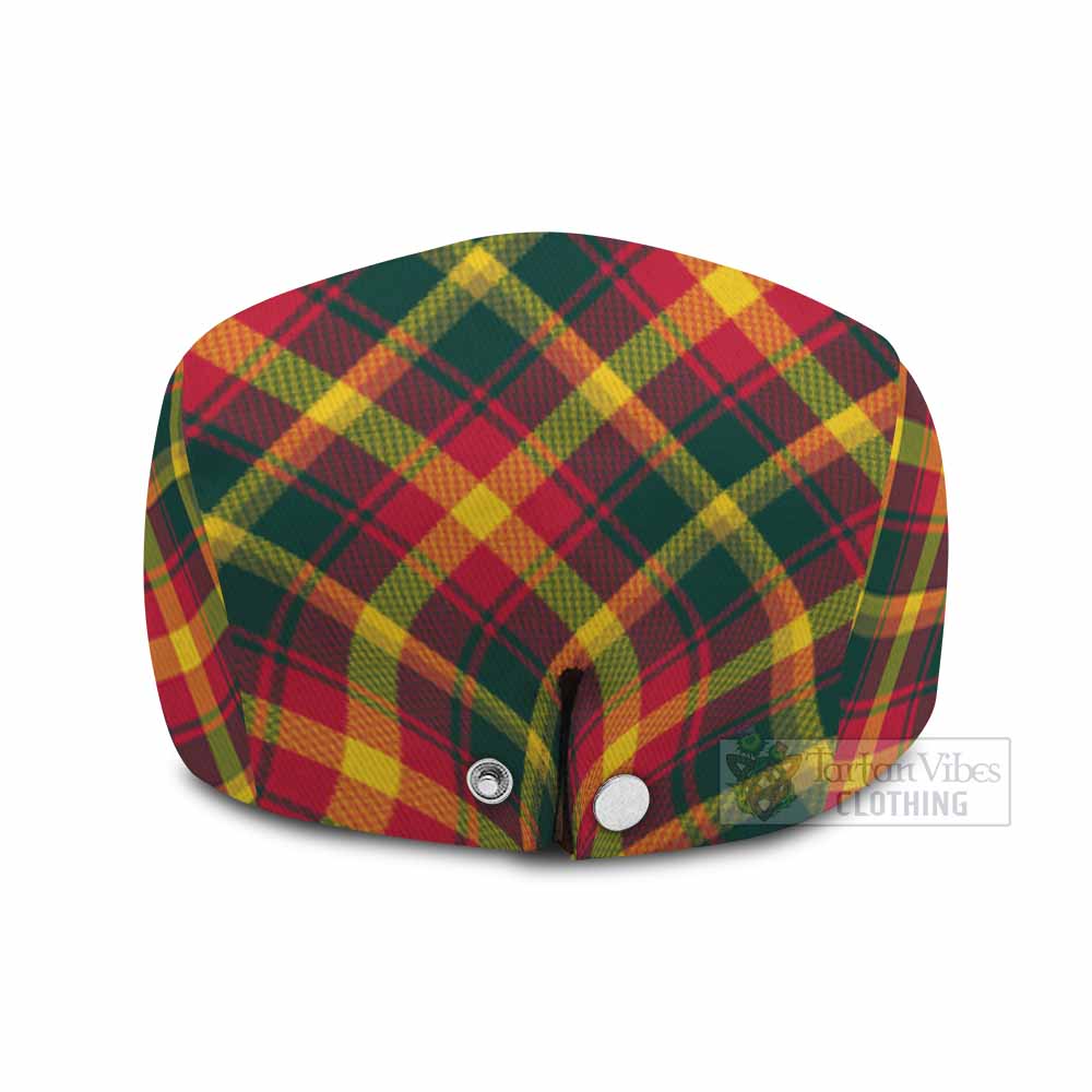 Maple Leaf Canada Tartan  Jeff Hat Cross Style - Tartan Vibes Clothing