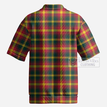Maple Leaf Canada Tartan Men’s Polo Sweater Top