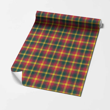 Maple Leaf Canada Tartan Wrapping Paper