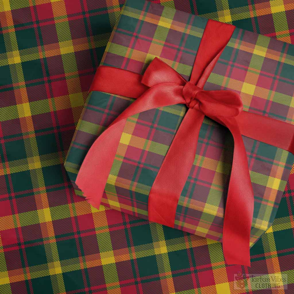 Maple Leaf Canada Tartan Wrapping Paper