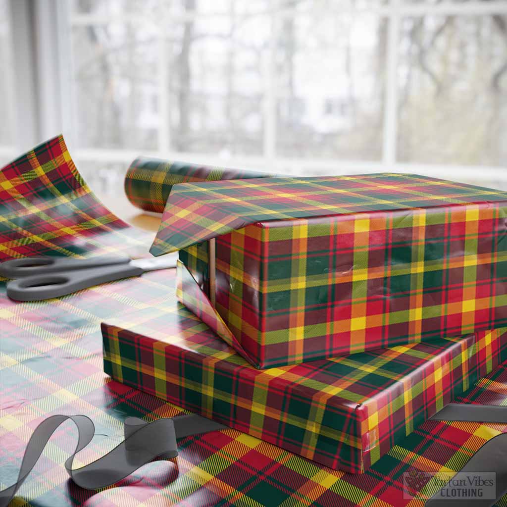 Maple Leaf Canada Tartan Wrapping Paper