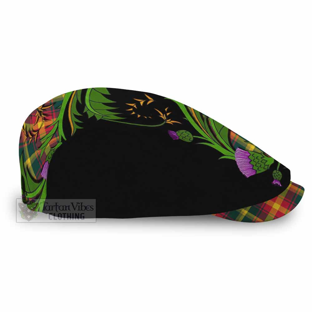 Maple Leaf Tartan Flat Cap, Jeff Cap Scottish Thistle Pride Heritage Art - Tartan Vibes Clothing