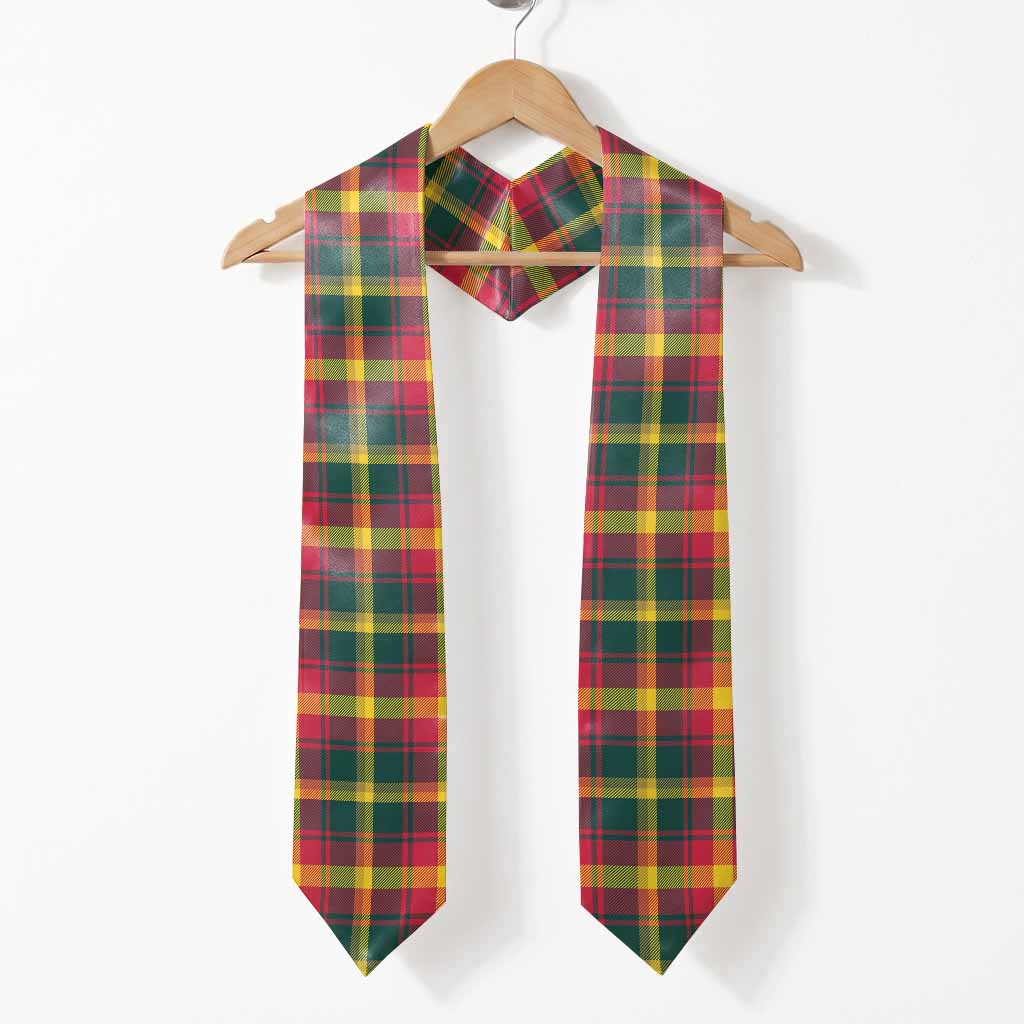 Maple Leaf Tartan Graduation Stole One Size - 72" x 5" - Tartan Vibes Clothing