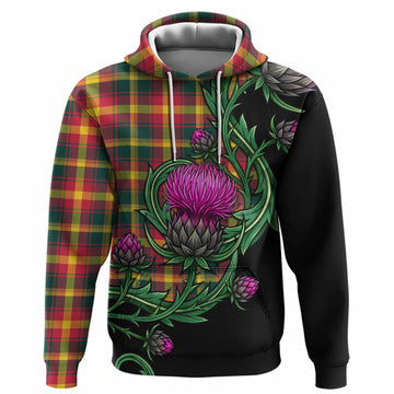 Maple Leaf Tartan Hoodie Resilient Scottish Thistle
