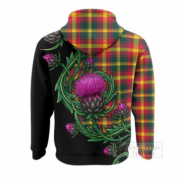 Maple Leaf Tartan Hoodie Resilient Scottish Thistle