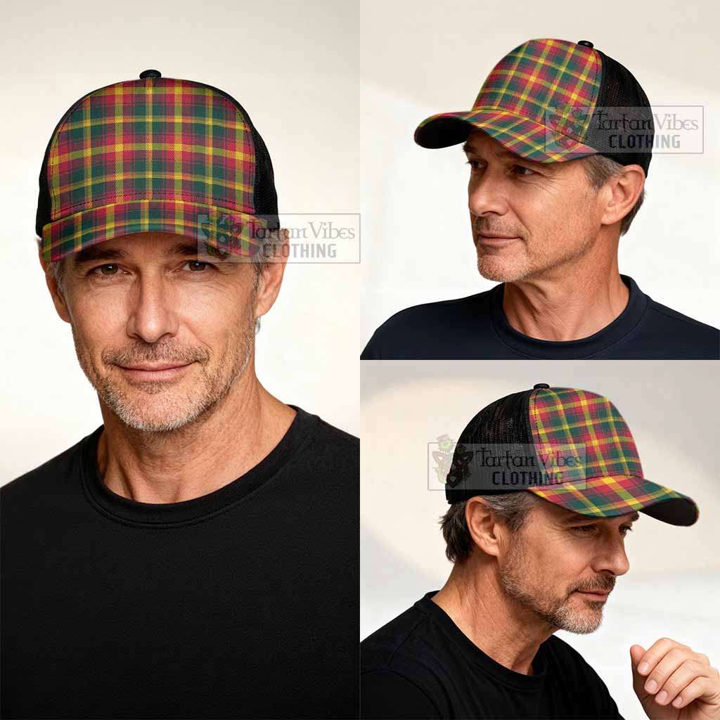 Maple Leaf Tartan Mesh Trucker Cap