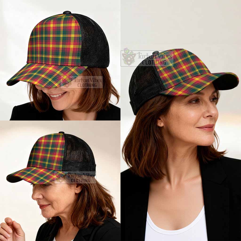 Maple Leaf Tartan Mesh Trucker Cap