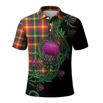 Maple Leaf Tartan Polo Shirt Resilient Scottish Thistle Kid - Tartan Vibes Clothing