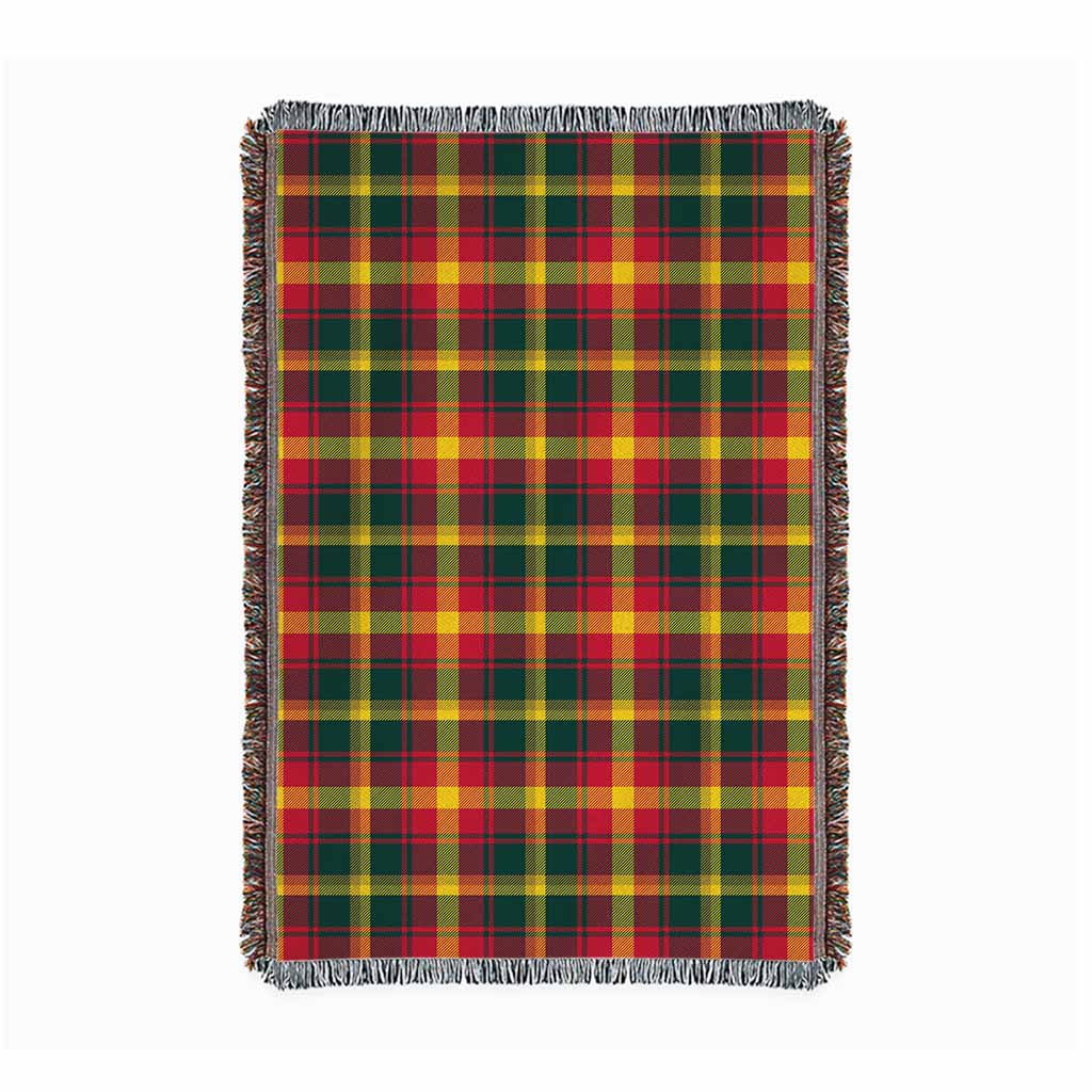 Maple Leaf Tartan Woven Blanket S 43 x 67 inches 110 x 170cm - Tartan Vibes Clothing