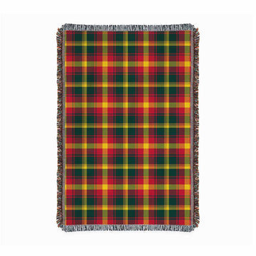 Maple Leaf Tartan Woven Blanket S 43 x 67 inches 110 x 170cm - Tartan Vibes Clothing