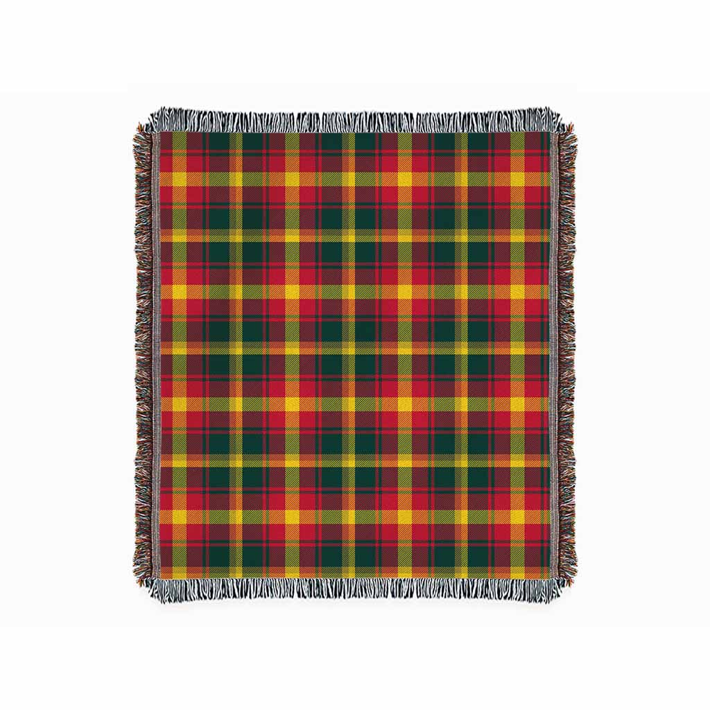 Maple Leaf Tartan Woven Blanket M 51 x 60 inches 130 x 150cm - Tartan Vibes Clothing