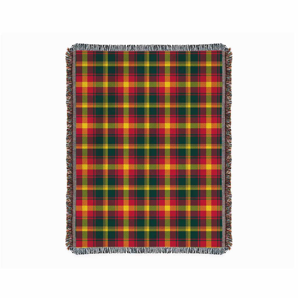 Maple Leaf Tartan Woven Blanket L 59 x 79 inches 150 x 200cm - Tartan Vibes Clothing