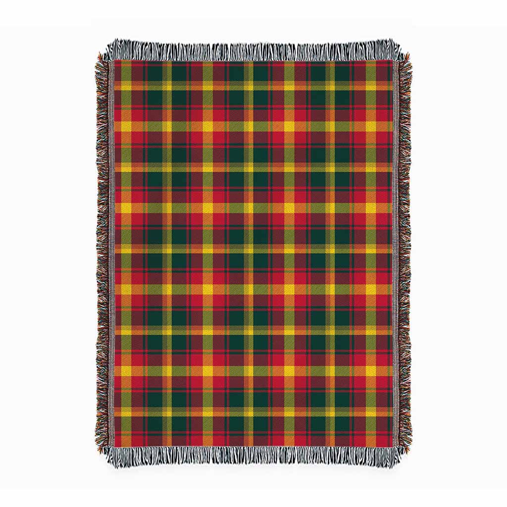 Maple Leaf Tartan Woven Blanket XL 63 x 87 inches 160 x 200cm - Tartan Vibes Clothing