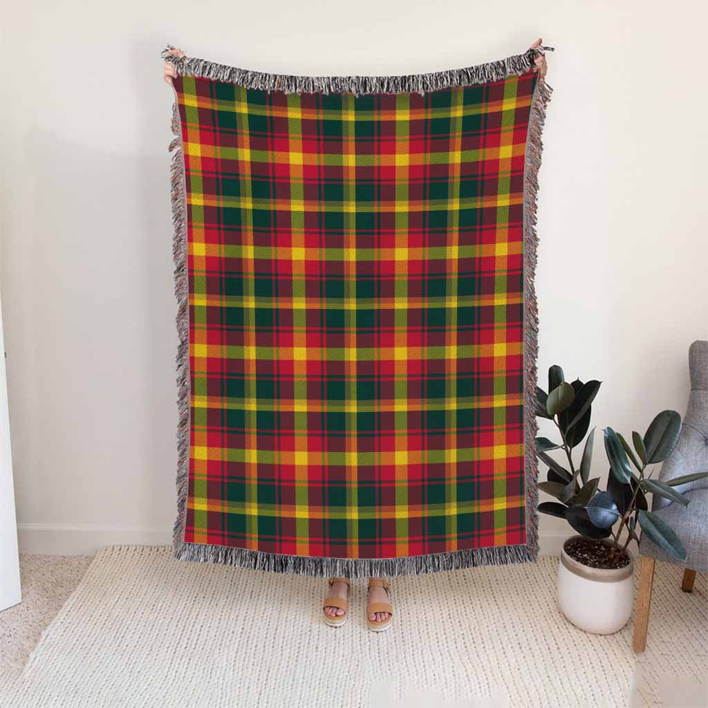 Maple Leaf Tartan Woven Blanket - Tartan Vibes Clothing