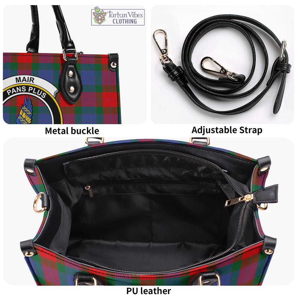 Mar Tartan Luxury Leather Handbags with Family Crest - Tartan Vibes Clothing