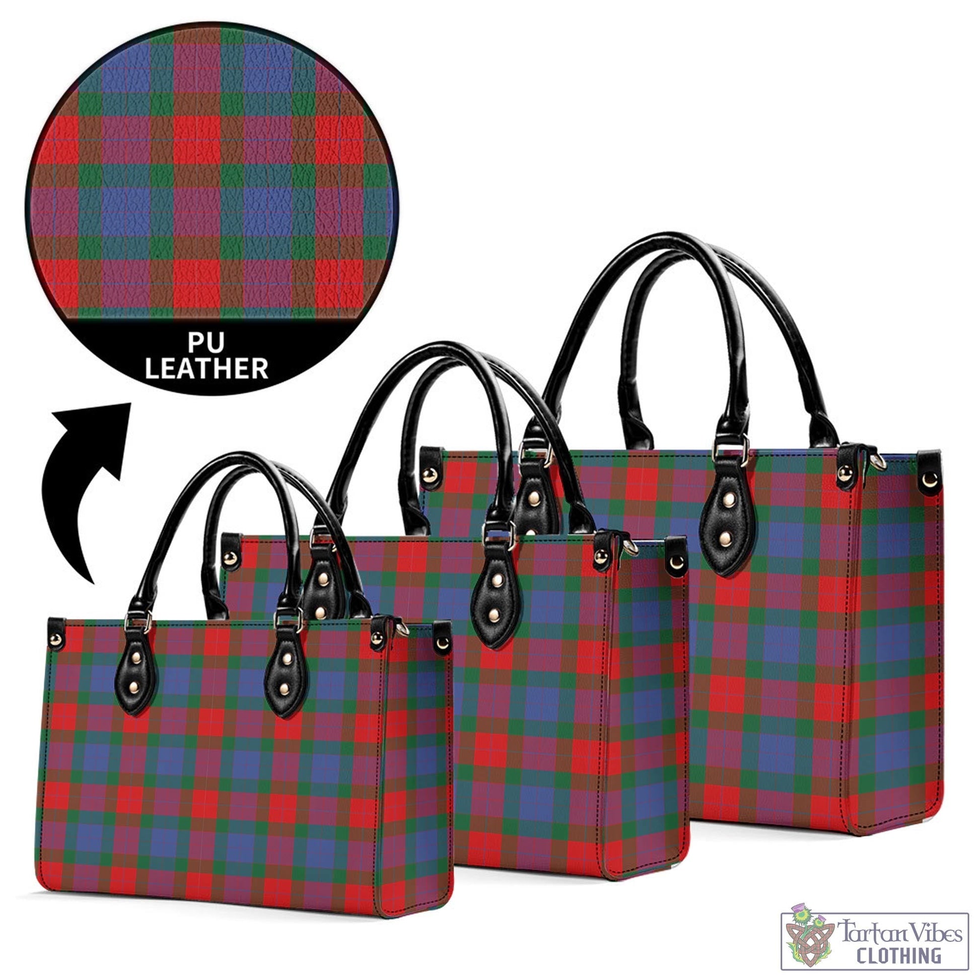 Mar Tartan Luxury Leather Handbags - Tartan Vibes Clothing