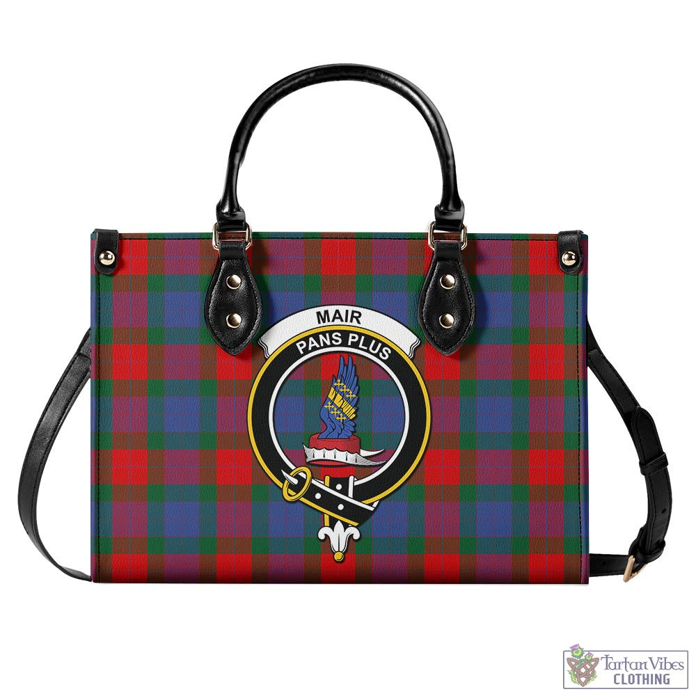 Mar Tartan Luxury Leather Handbags with Family Crest - Tartan Vibes Clothing