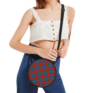 Mar Tartan Round Satchel Bags One Size 9*9*2.7 inch - Tartan Vibes Clothing