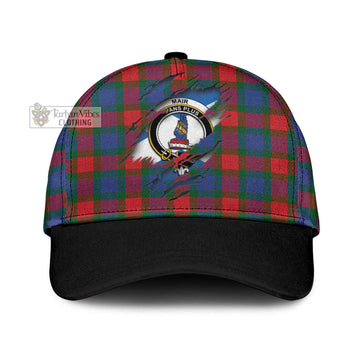 Mar Tartan Classic Cap with Family Crest In Me Style