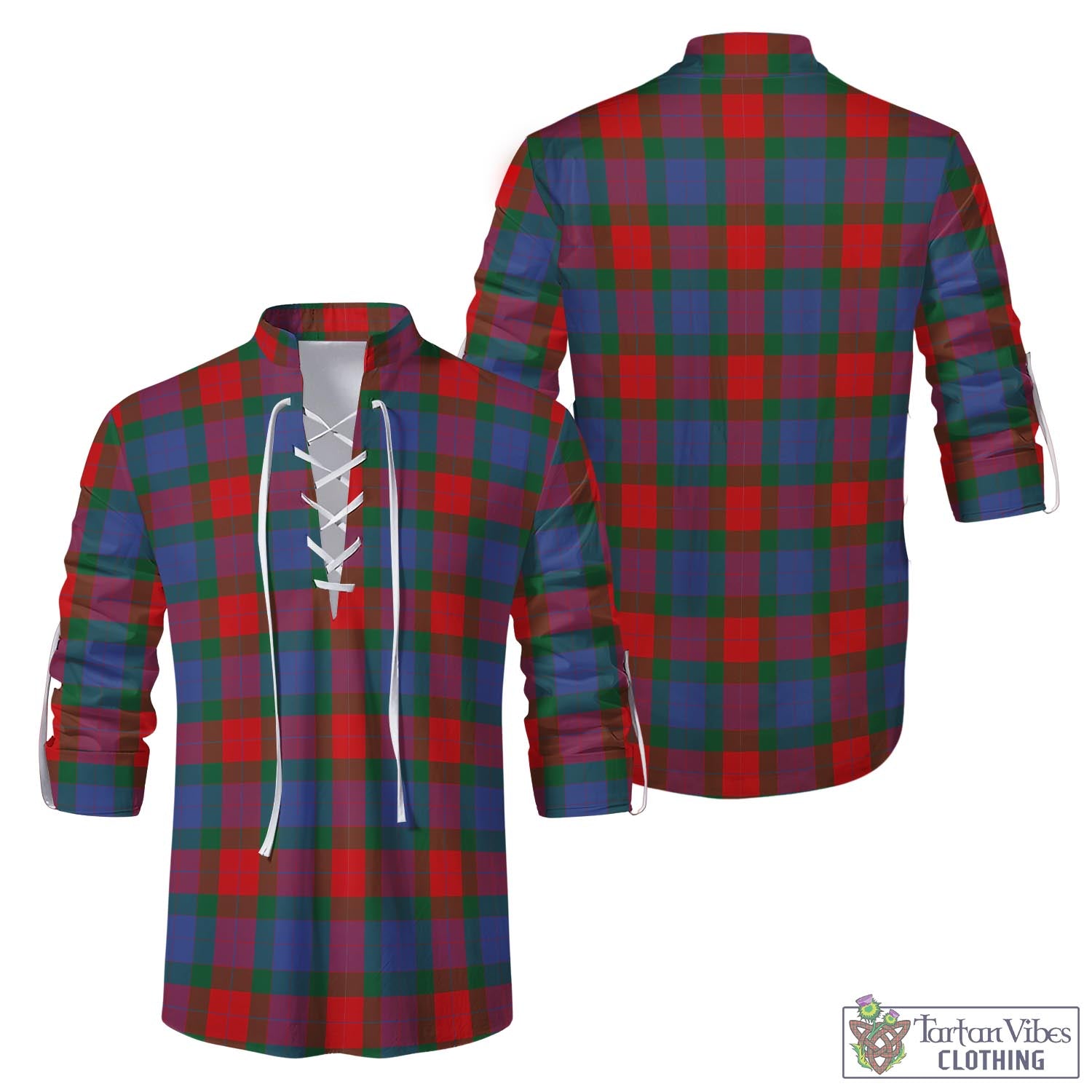Mar Tartan Men's Scottish Traditional Jacobite Ghillie Kilt Shirt Men - Tartan Vibes Clothing
