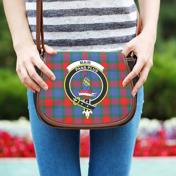 Mar Tartan Saddle Bag with Family Crest One Size 9.05*3.35*7.48 inch - Tartan Vibes Clothing