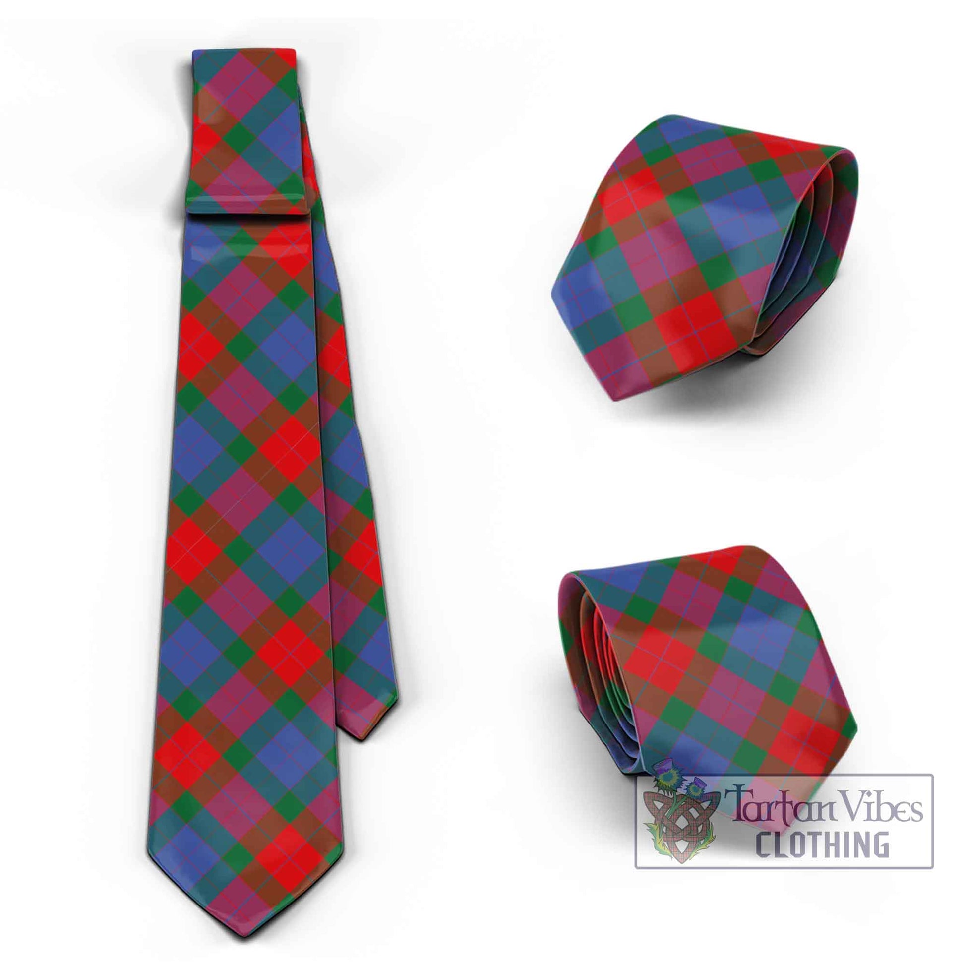 Mar Tartan Classic Necktie Cross Style Necktie One Size - Tartan Vibes Clothing