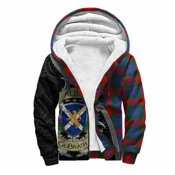 Mar Tartan Family Crest Sherpa Hoodie Lion Rampant Royal Thistle Shield Celtic Inspired Unisex S - Tartan Vibes Clothing