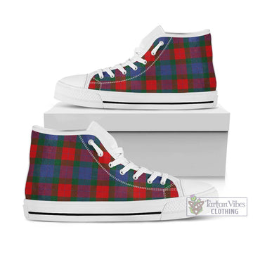 Mar Tartan High Top Shoes Kid High Top - White Sole - Tartan Vibes Clothing