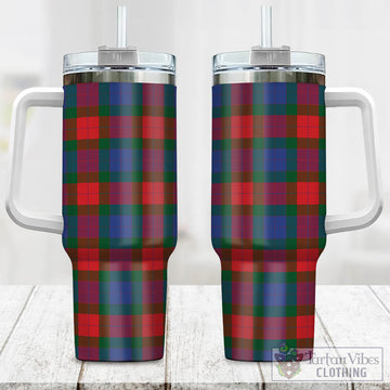 Mar Tartan Tumbler with Handle One Size 40 OZ - Tartan Vibes Clothing