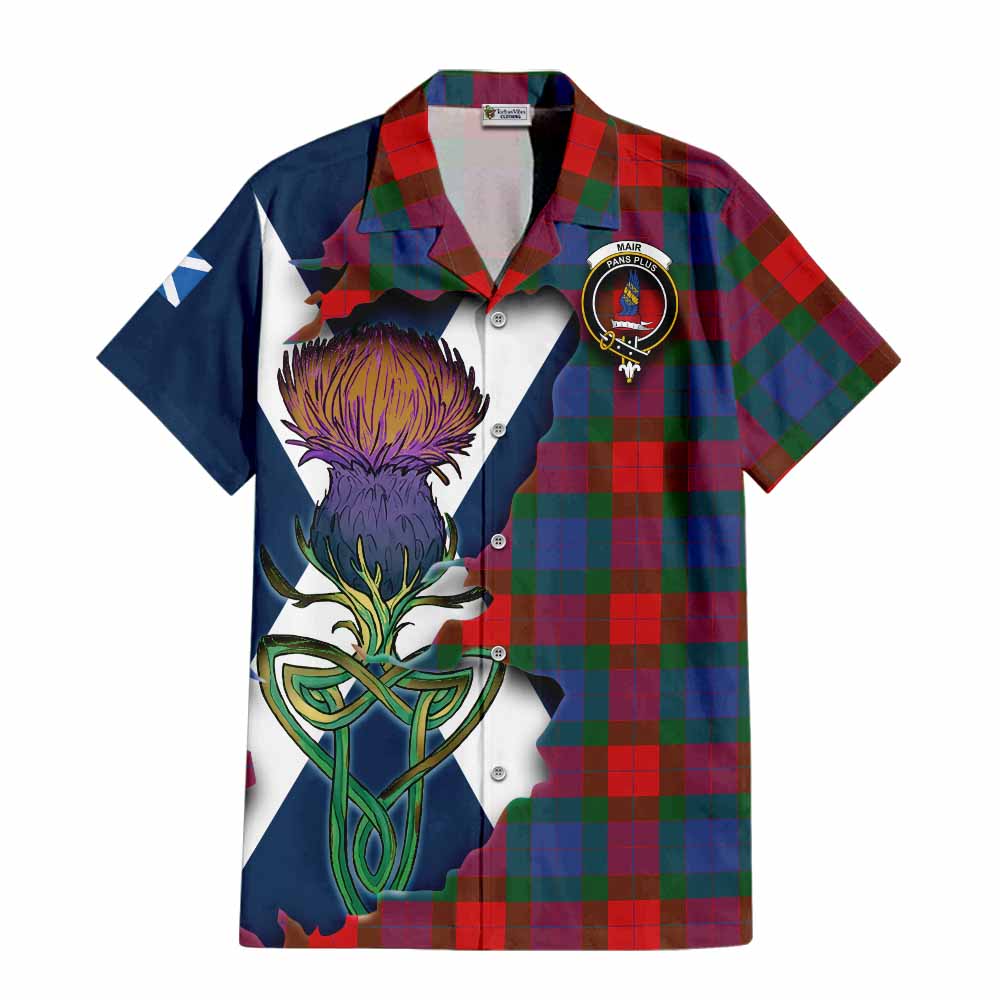 Mar Tartan Family Crest Hawaiian Shirt Scottish Thistle Celtic Inspired Kid - Tartan Vibes Clothing