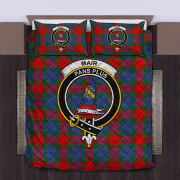 Mar Tartan Quilt Bed Set with Family Crest King - Tartan Vibes Clothing