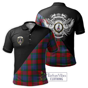Mar Tartan Polo Shirt with Family Crest and Military Logo Style Kid - Tartan Vibes Clothing