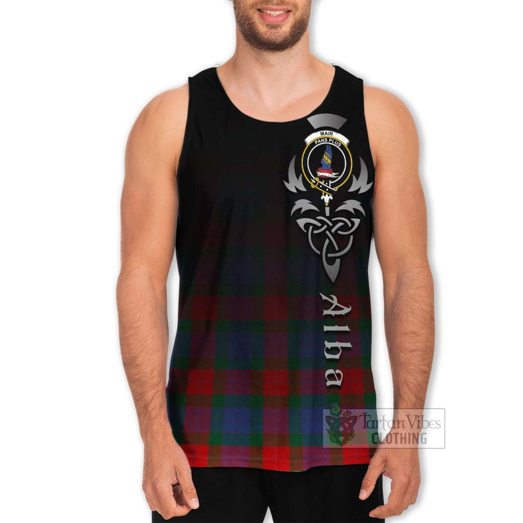 Mar Tartan Men's Tank Top Featuring Alba Gu Brath Family Crest Celtic Inspired Men - Tartan Vibes Clothing