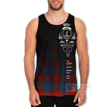 Mar Tartan Men's Tank Top Featuring Alba Gu Brath Family Crest Celtic Inspired Men - Tartan Vibes Clothing