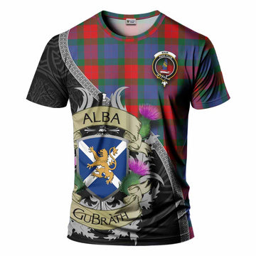 Mar Tartan Family Crest T-Shirt Lion Rampant Royal Thistle Shield Celtic Inspired Kid's Shirt - Tartan Vibes Clothing