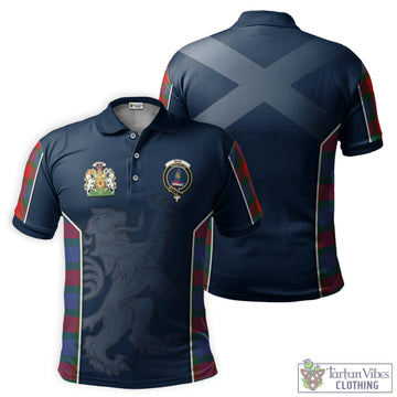 Mar Tartan Men's Polo Shirt with Family Crest and Lion Rampant Vibes Sport Style Kid - Tartan Vibes Clothing