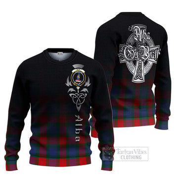 Mar Tartan Ugly Sweater Featuring Alba Gu Brath Family Crest Celtic Inspired Unisex - Tartan Vibes Clothing