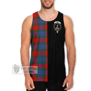 Mar Tartan Men's Tank Top with Family Crest and Half Of Me Style Men - Tartan Vibes Clothing