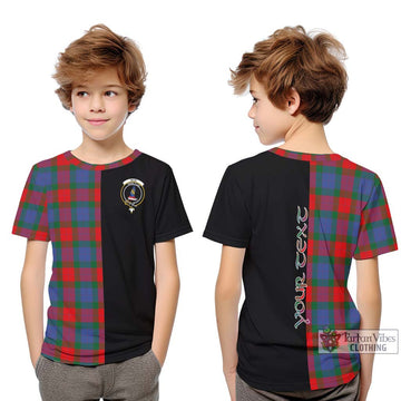 Mar Tartan Kid T-Shirt with Family Crest and Half Of Me Style Youth XL Size14 - Tartan Vibes Clothing