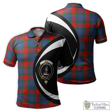 Mar Tartan Men's Polo Shirt with Family Crest Circle Style Kid - Tartan Vibes Clothing