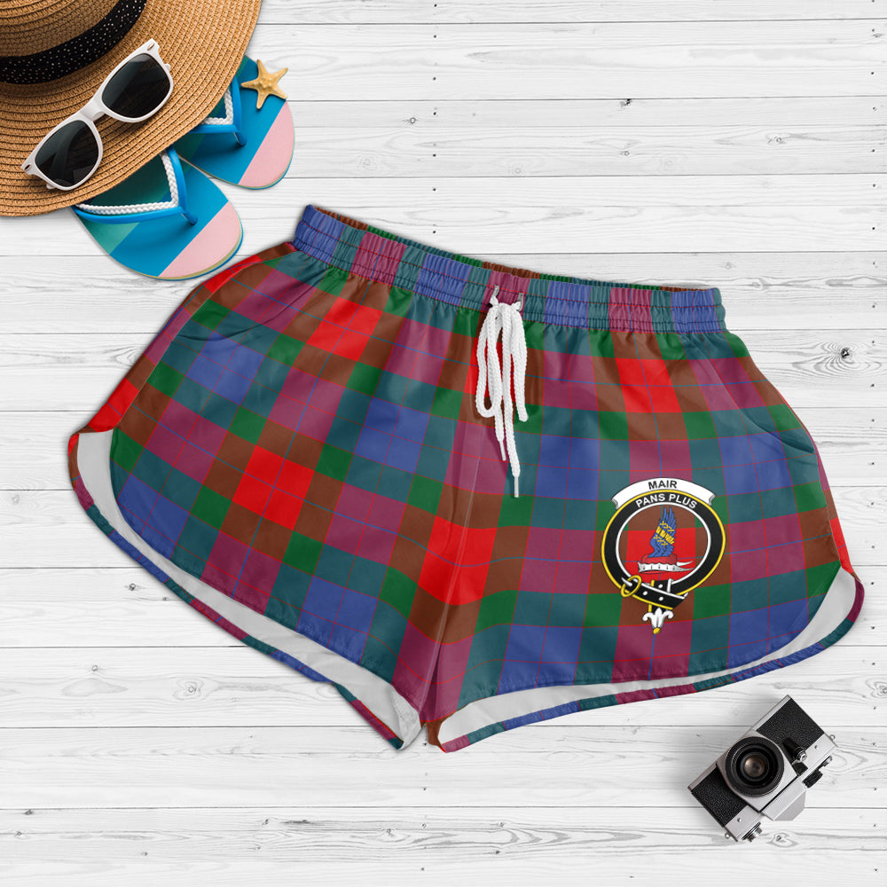 Mar Tartan Womens Shorts with Family Crest 4XL - Tartan Vibes Clothing