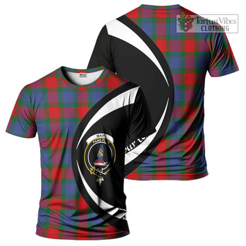 Mar Tartan T-Shirt with Family Crest Circle Style Kid's Shirt - Tartan Vibes Clothing