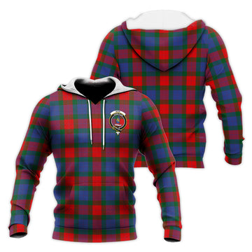 Mar Tartan Knitted Hoodie with Family Crest Unisex Knitted Pullover Hoodie - Tartan Vibes Clothing