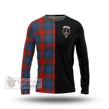 Mar Tartan Long Sleeve T-Shirt with Family Crest and Half Of Me Style Unisex - Tartan Vibes Clothing