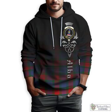 Mar Tartan Hoodie Featuring Alba Gu Brath Family Crest Celtic Inspired Zip Hoodie - Tartan Vibes Clothing