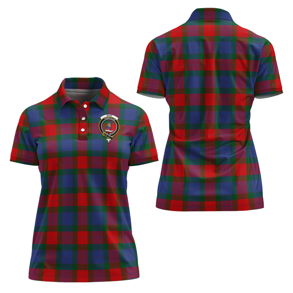 mar-tartan-polo-shirt-with-family-crest-for-women