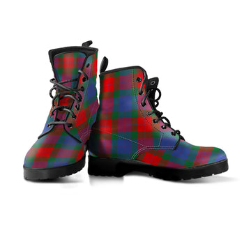 Mar Tartan Leather Boots Men' Boots - Tartan Vibes Clothing