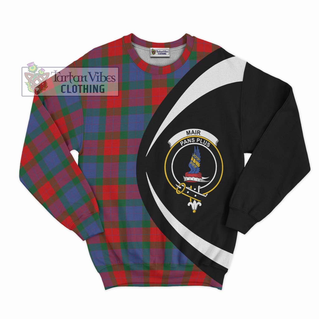 Mar Tartan Sweatshirt with Family Crest Circle Style Unisex - Tartan Vibes Clothing