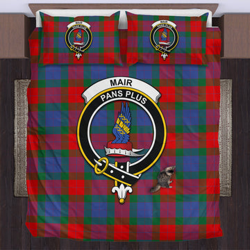 Mar Tartan Bedding Set with Family Crest